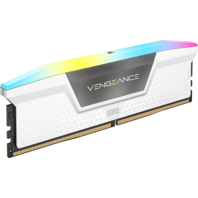 Memria RAM Corsair Vengeance RGB 32GB (2x16GB) DDR5-6000MHz CL36 Branca 2